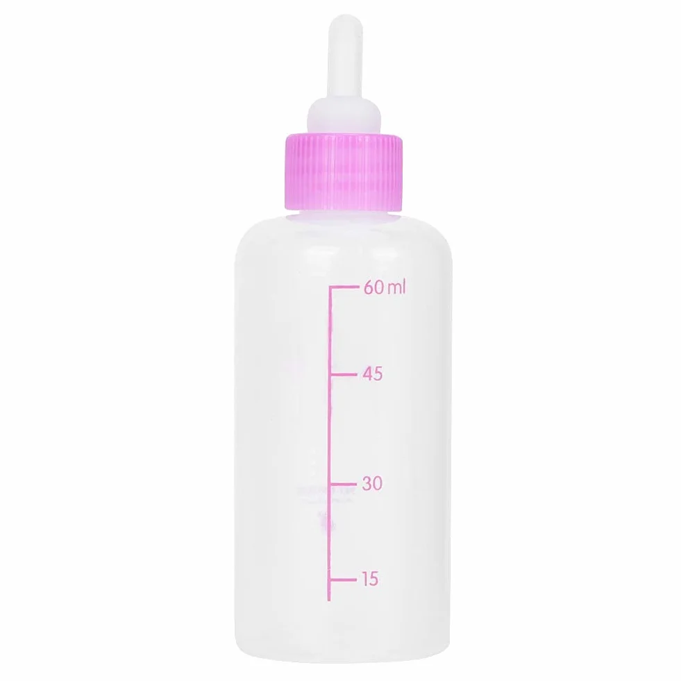 Butelka do karmienia szczeniąt i kociąt 60 ml Zestaw 6 szt.