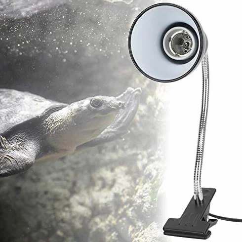 Zacisk Oprawa Lampy Reptile Sun Basking Lamp Clip Elastyczny Uchwyt na Lampę Grzewczą