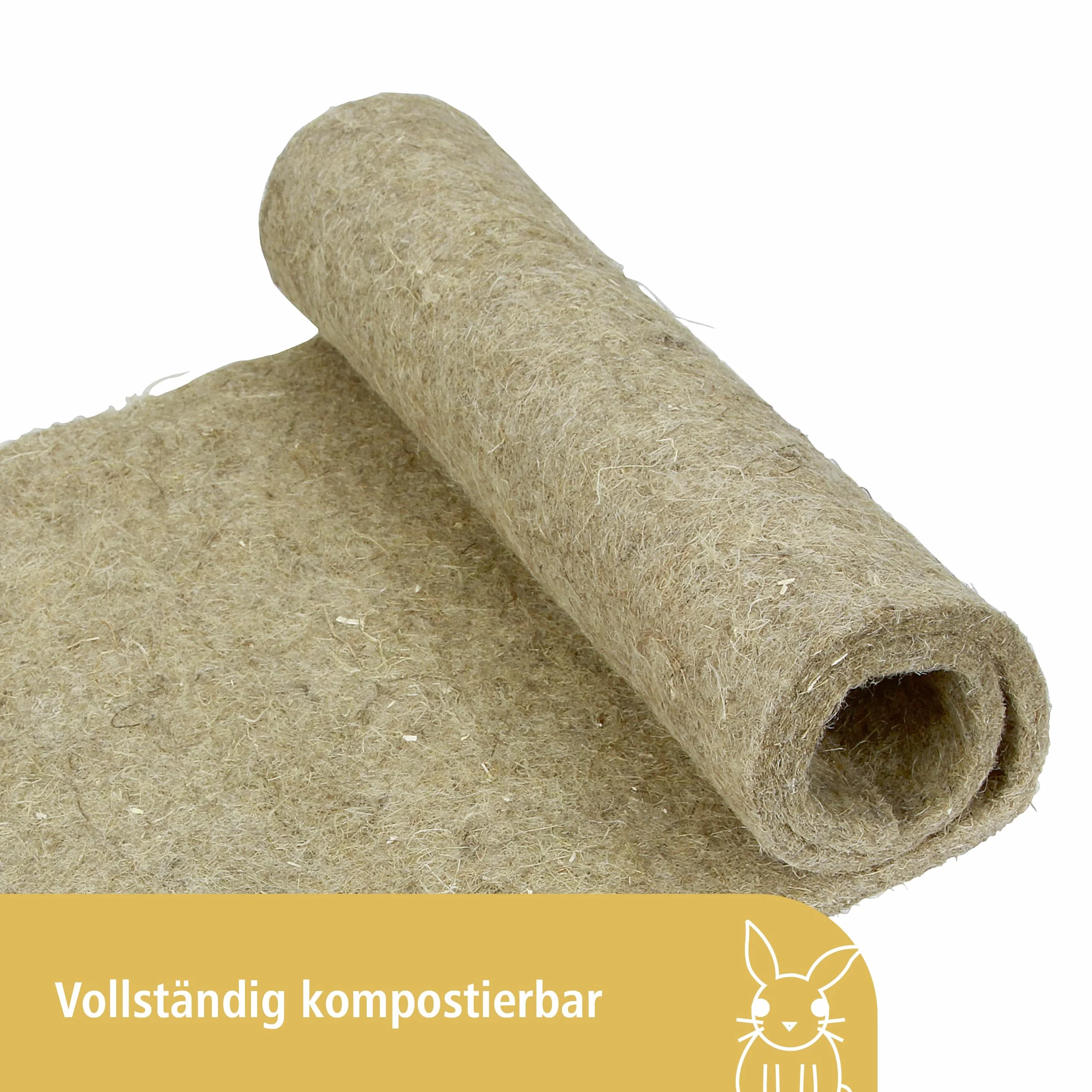 Kerbl 82744 Dywan dla gryzoni ze 100% konopi, 40 x 25 x 1 cm
