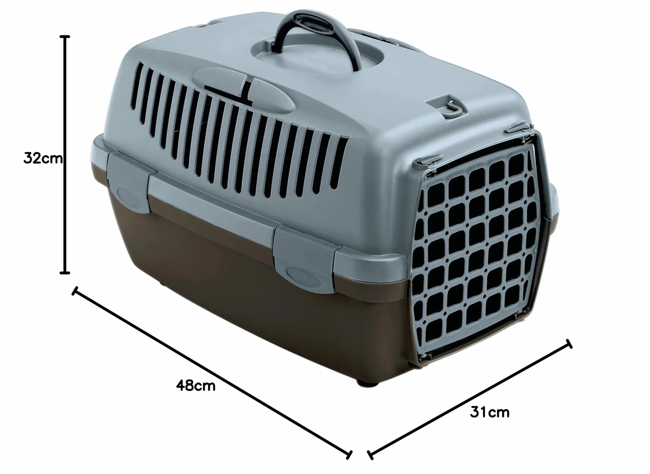Kerbl 80582 Gulliver 1 pudełko transportowe, 48 x 32 x 31 cm