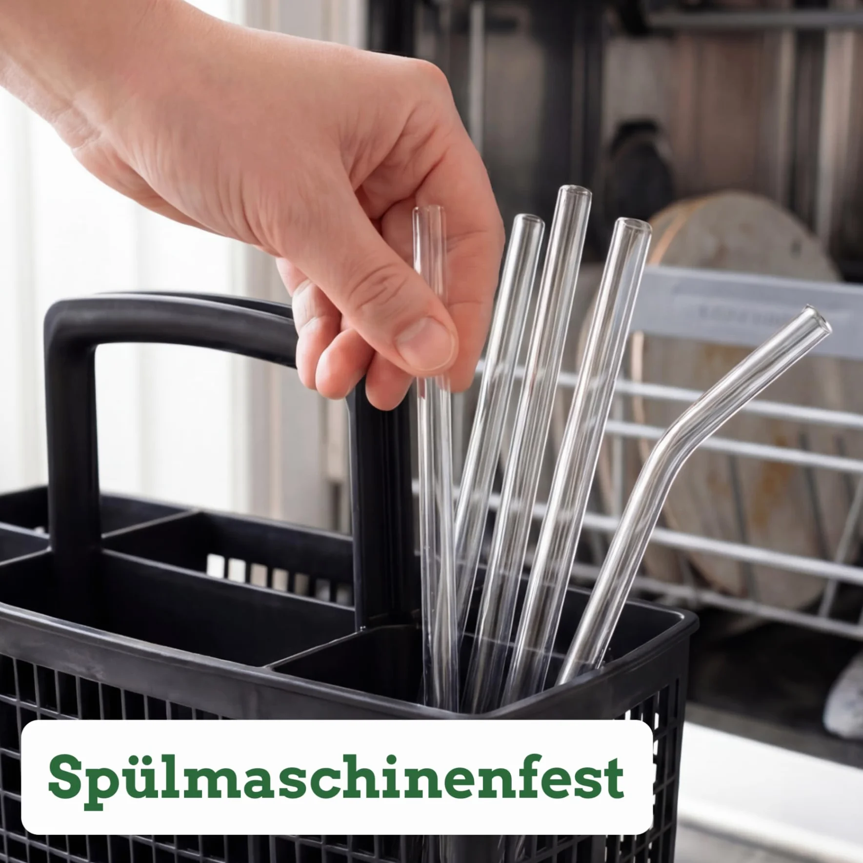 Wisefood szklane słomki – zestaw kolorowych słomek do picia – wielokrotnego użytku – 7 x długie, 7 x wygięte, 2 x szczotki do czyszczenia, 1 x woreczek, zrównoważone słomki wielokrotnego użytku dla dzieci lub na imprezy