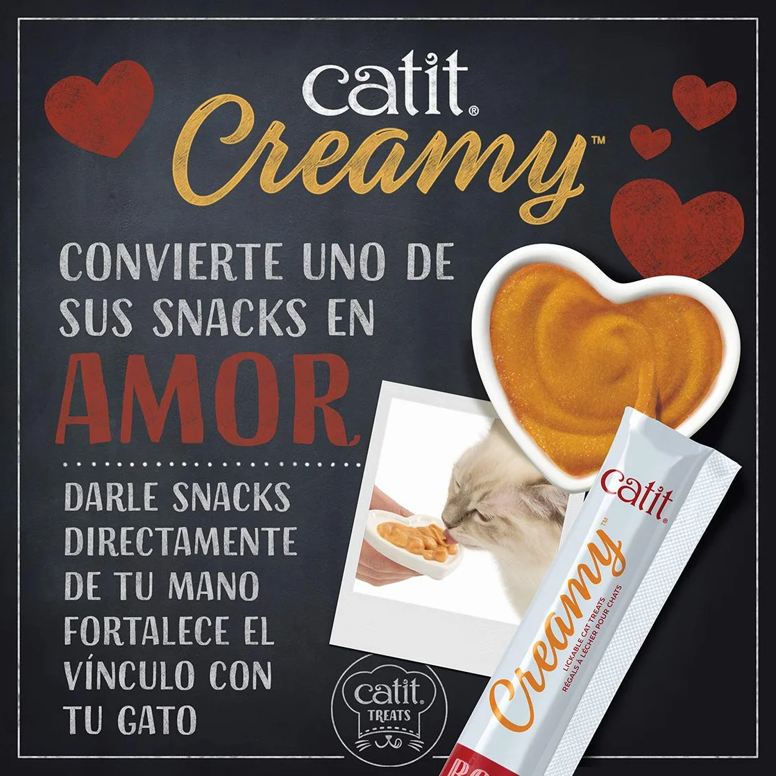 Catit Creamy przysmak dla kotów, 4 sztuki, kurczak/jagnięcina