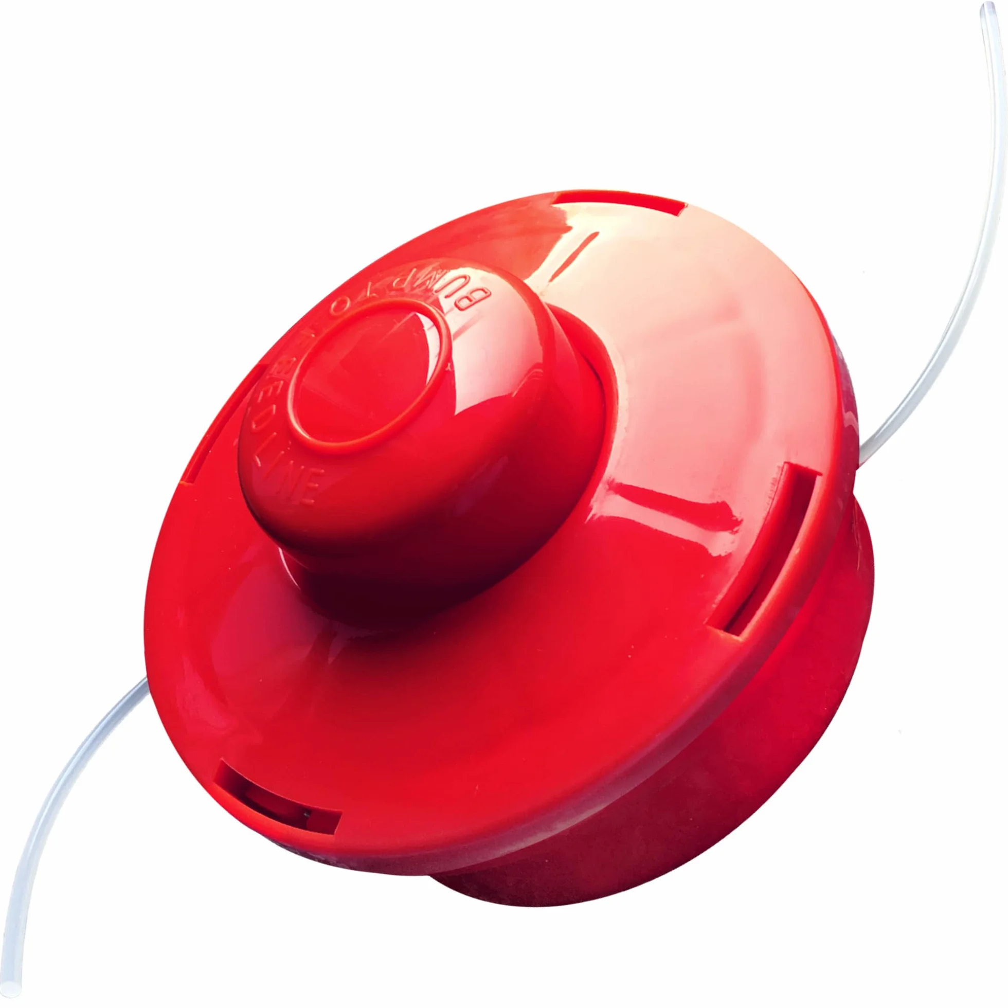 NEMAXX® FS2 Tap & Go głowica żyłkowa (głowica do podkaszarki) – system półautomatyczny podwójna żyłka – do kosy spalinowej – M10x1,25 lewy gwint – 2mm – średnica cięcia 380mm – Czerwony (1 sztuka)