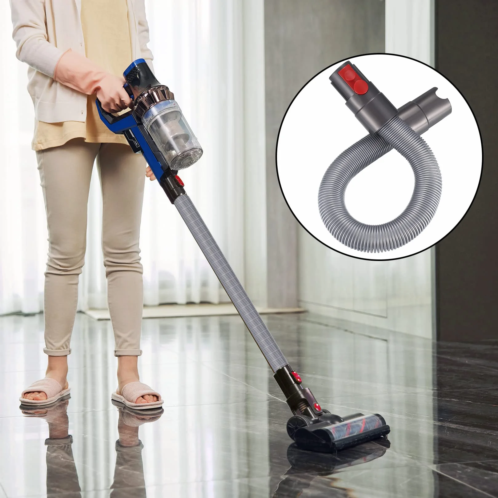 Przedłużenie węża do odkurzacza Dyson V7 V8 V10 SV10 SV11, wąż przedłużający, wąż zastępczy, akcesoria