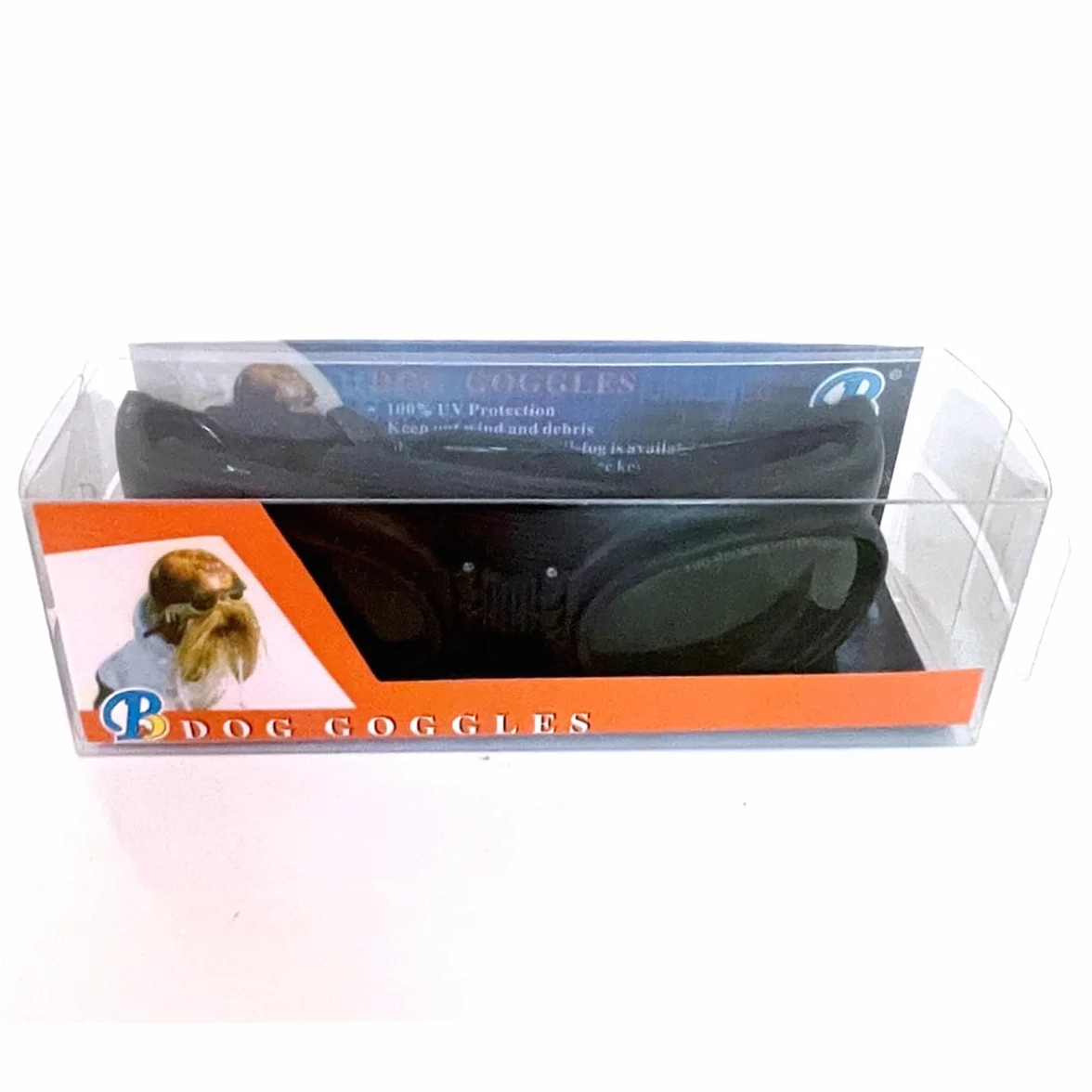 Okulary ochronne laserowe dla psów 1064 nm Gogle 190-450nm i 800-1100nm UV400 (rozmiar XL) dla zwierząt domowych 25-35 kg