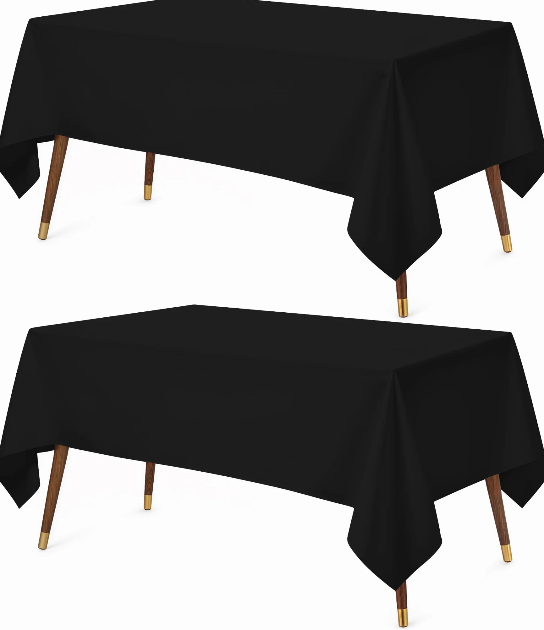 Obrus Kuchenny Utopia z Poliestru - Nadający Się do Prania w Pralce na Imprezy, Eventy, Wesela I do Restauracji (152x213 cm, Opakowanie 2 szt.)