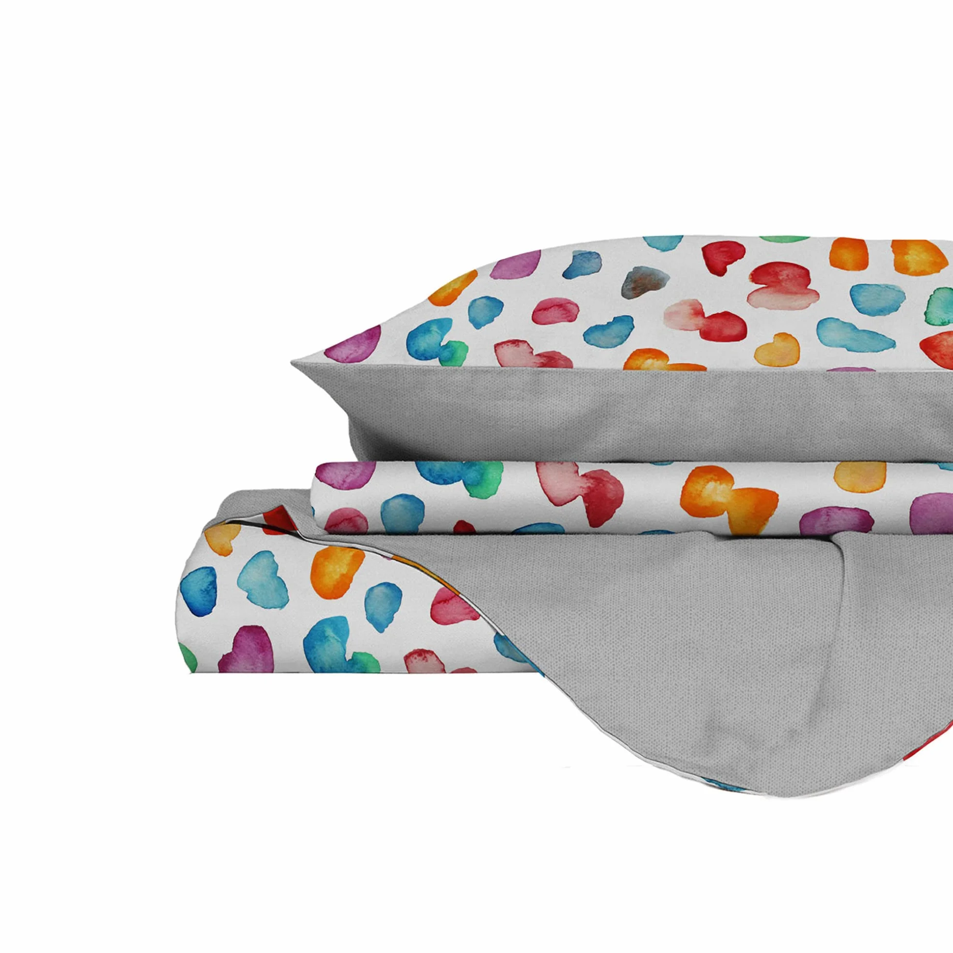 Italian Bed Linen CP-WT-01-2P poszewka na kołdrę Parure z nadrukiem cyfrowym, WT-01, podwójna