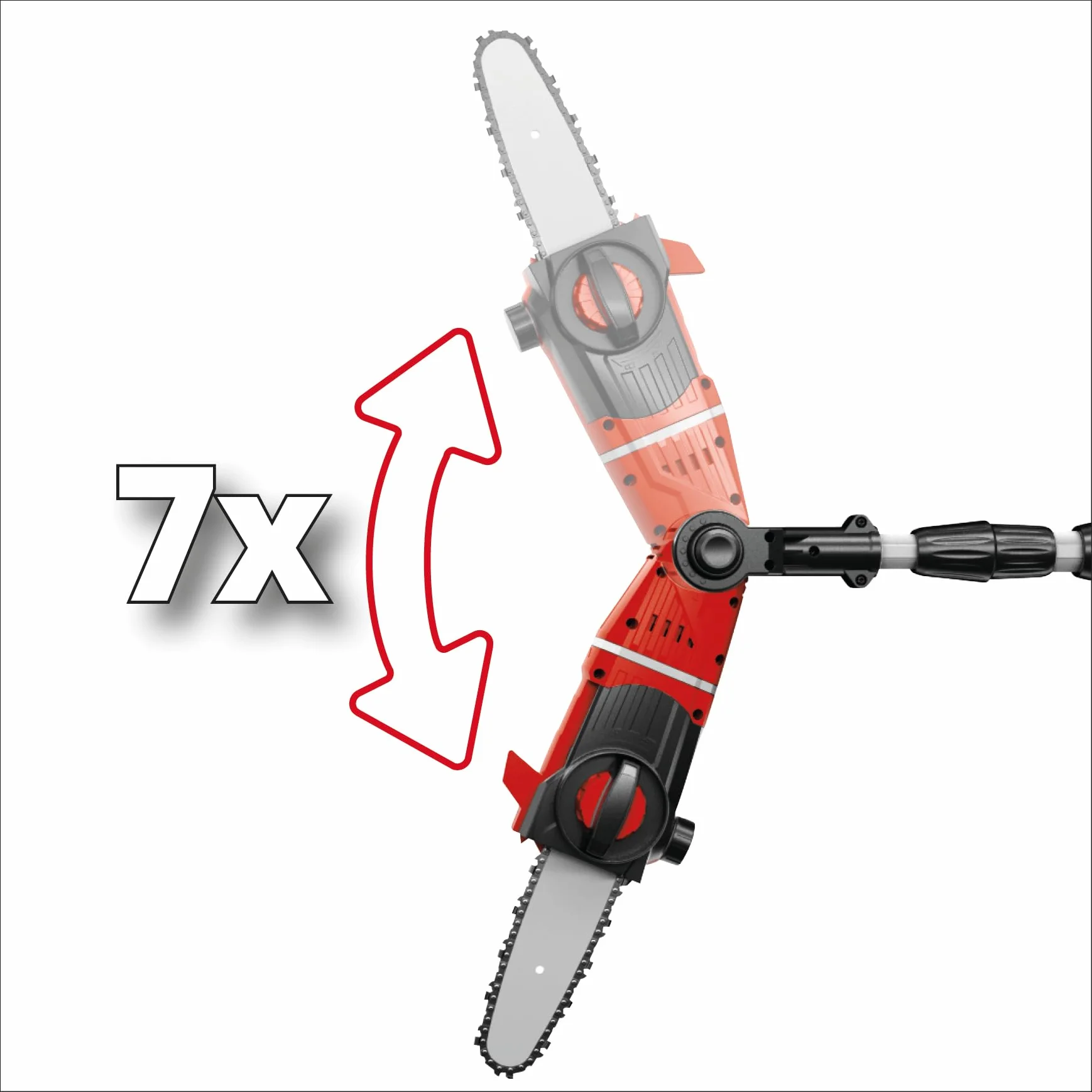 Einhell Ge-Lc 18 Li T Solo Piła Teleskopowa, Czarny/Czerwony, 88-184 cm