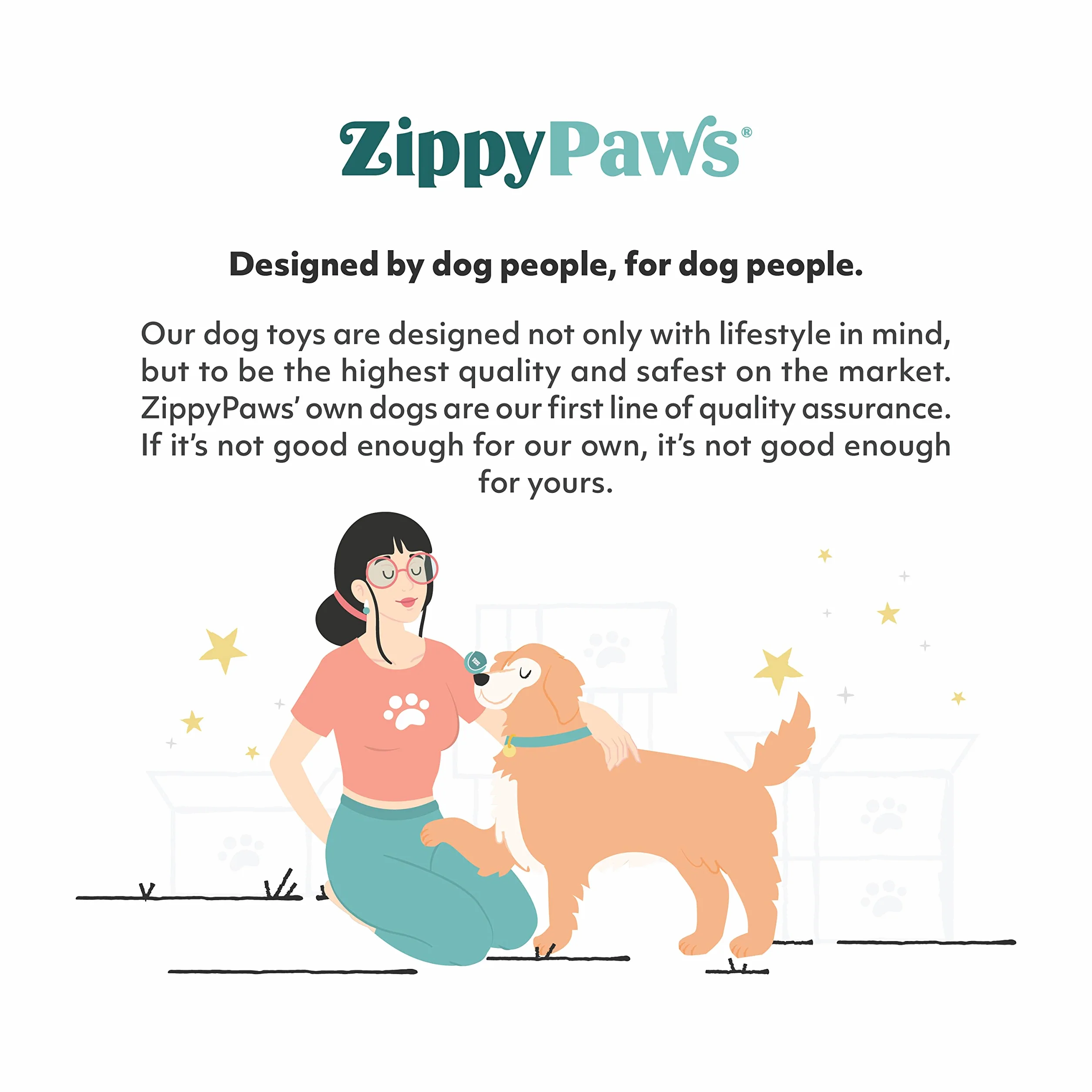 ZippyPaws Zippy Burrow Interaktywne Zabawki dla Psów - Chowanego, Kolorowe Piszczące Pluszowe Puzzle