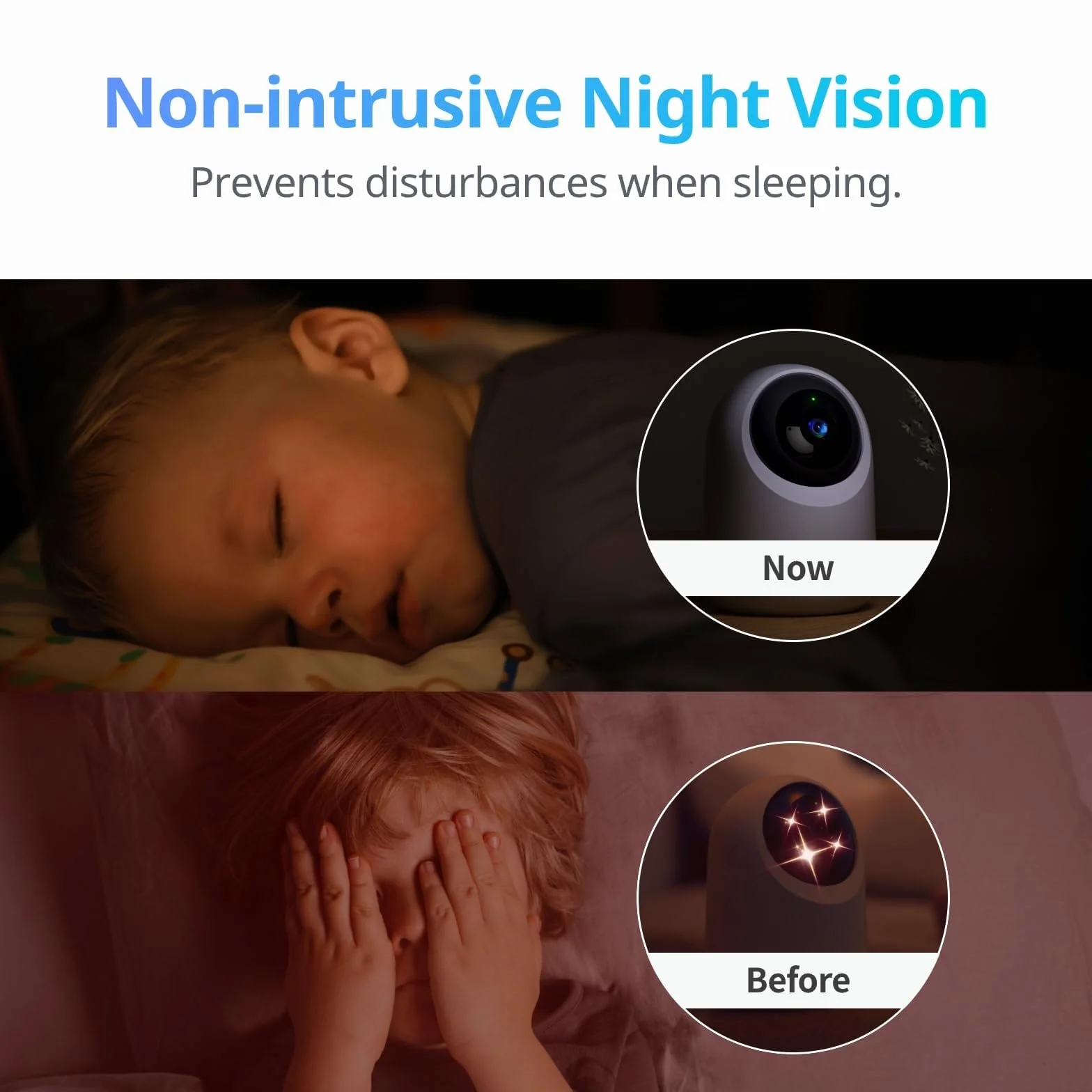 SwitchBot Kamera wewnętrzna 3K/5MP - Pan/Tilt Baby & Pet Monitor, 2,4 G Wi-Fi, noktowizor, 2-drożny dźwięk, śledzenie 360°, tryb prywatności, Alexa, Cloud & SD Storage.