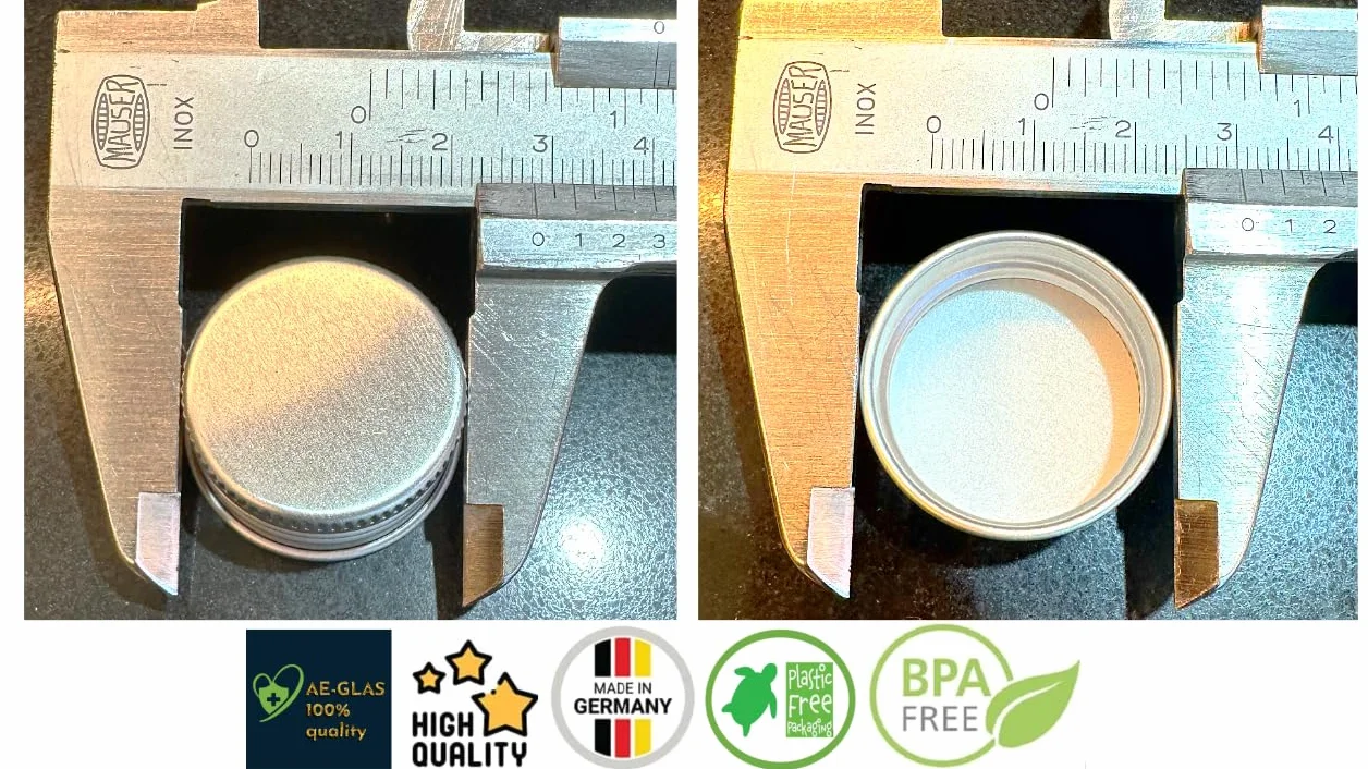 10, 15, 25, 50 lub 100 zapasowych zakrętek PP28 z walcowaną krawędzią, aluminiowe nakrętki do butelek, plastikowe szkło, opakowanie 10 sztuk