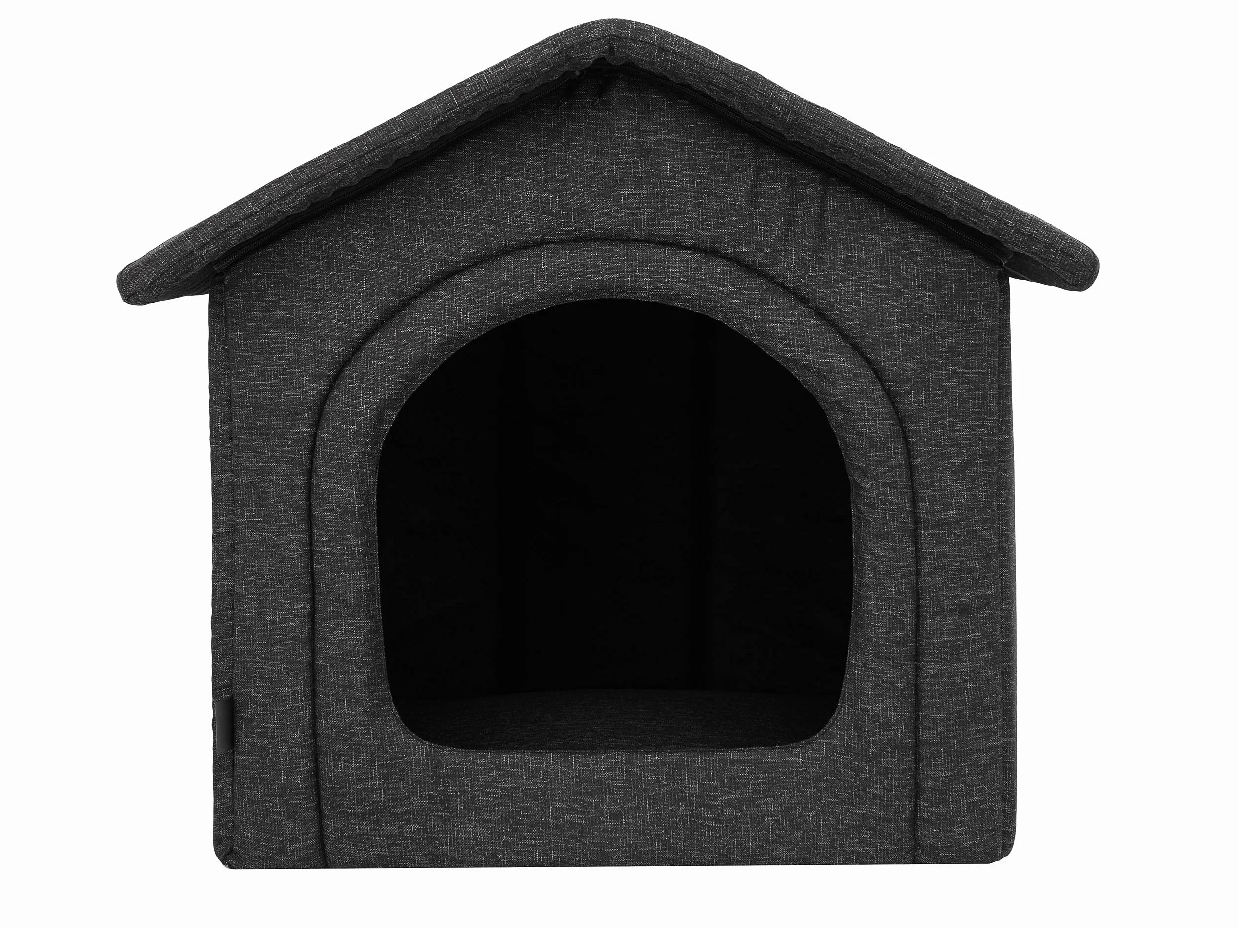 PillowPrim Buda dla Psa R3 46x52 cm Czarna Ekologiczna