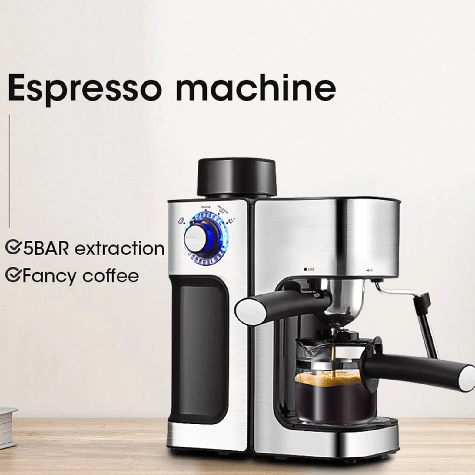 Ekspres Do Kawy Espresso, Ekspres Do Kawy, Ekspres Do Kawy, Ekspres Do Cappuccino, Szybko Nagrzewający Się, Z Dyszą Do Spieniania Mleka, Do Espresso, Latte Macchiat