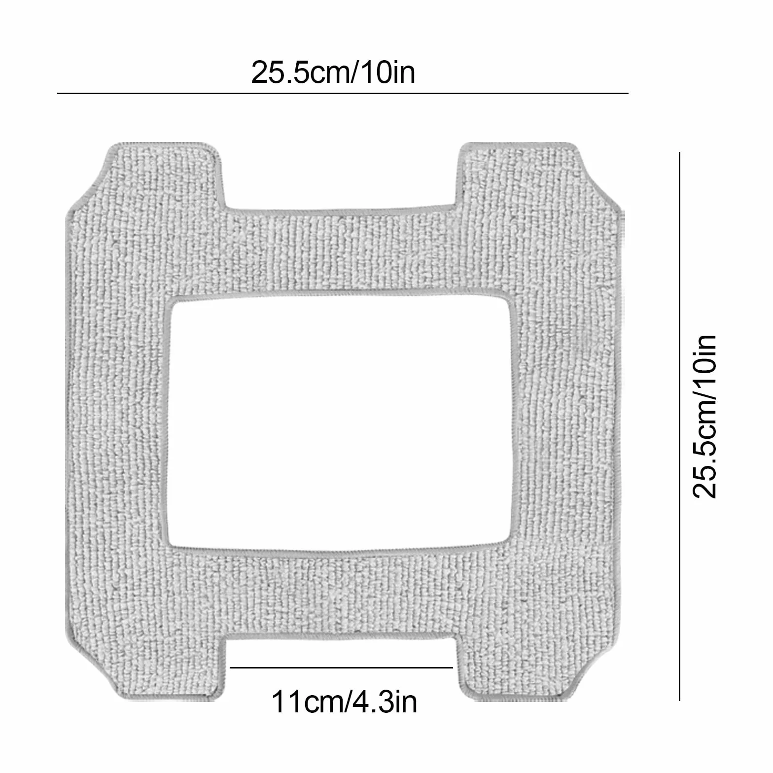 6 sztuk ściereczek do czyszczenia części zamienne do ECOVACS WINBOT W2 Omni / W2 / W1 Pro / W1 robot do mycia okien, pralne podkładki czyszczące z mikrofibry, ściereczka zamienna, części zamienne do