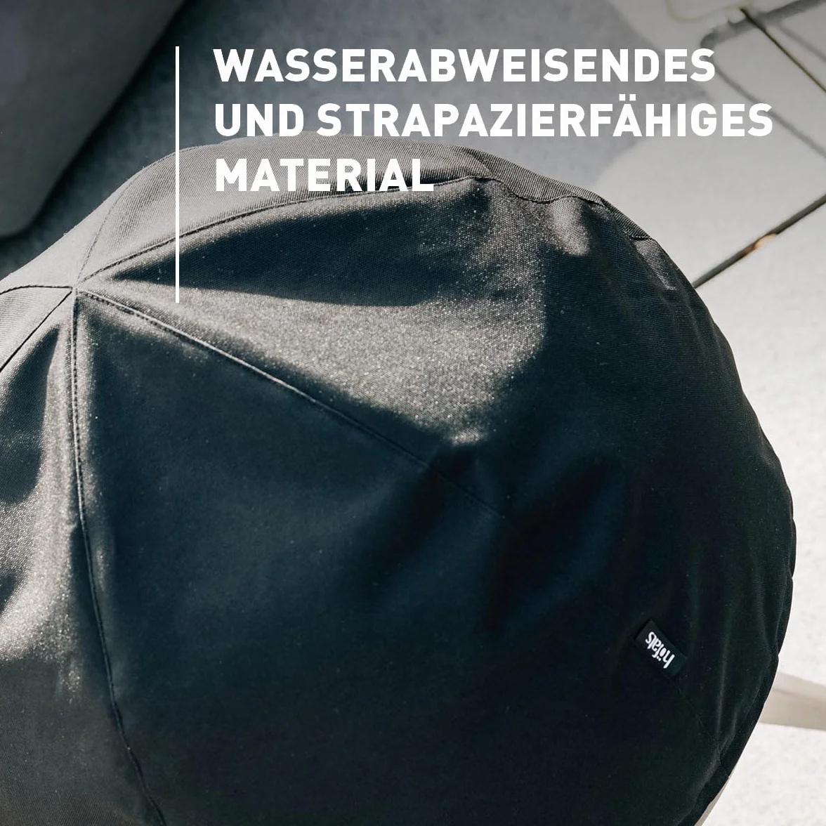 höfats - Moon pokrowiec – dokładnie dopasowany, odporny na warunki atmosferyczne, odporny na działanie promieni UV, ze stoperami sznurkowymi, podpory utrzymujące kształt zapobiegają gromadzeniu się