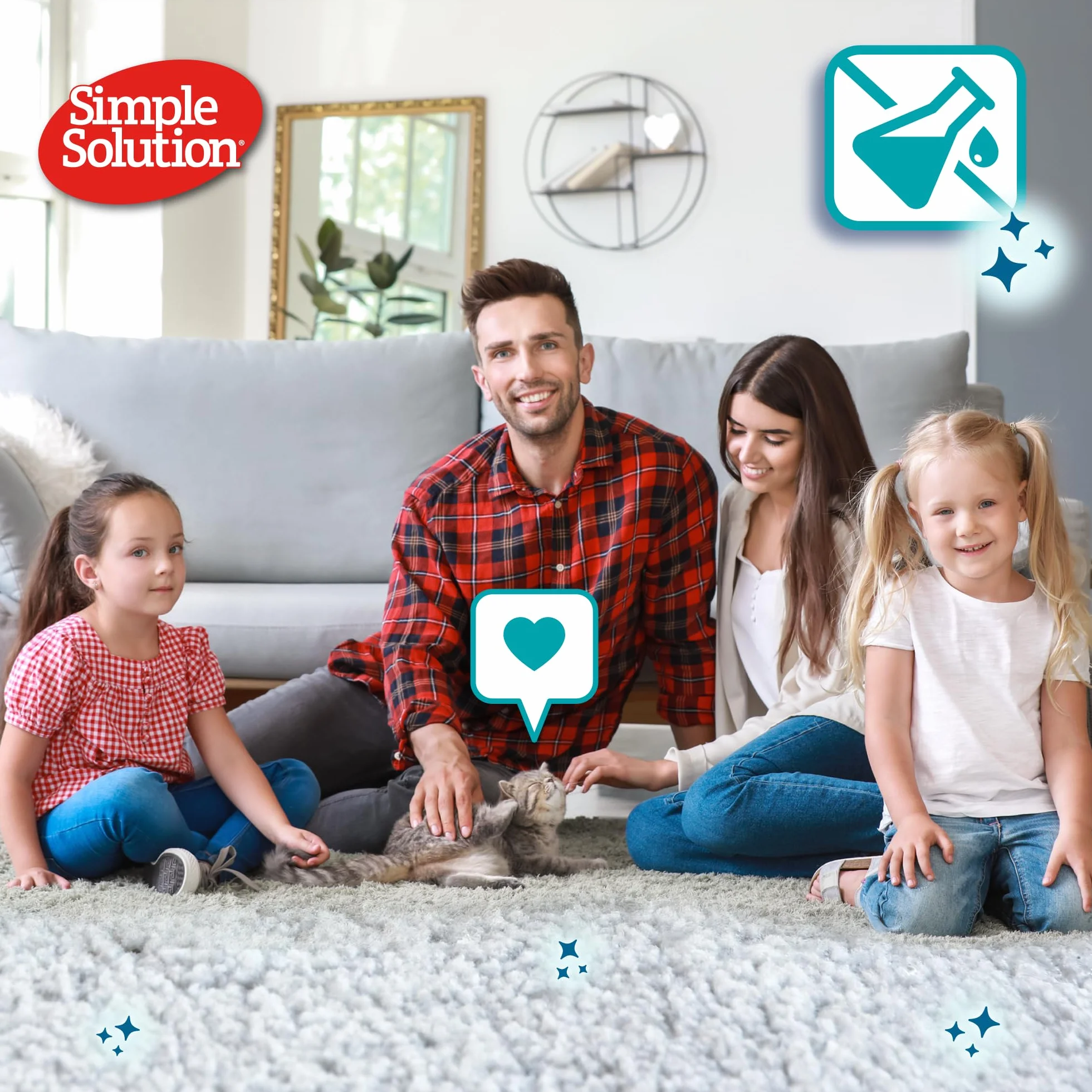 Simple Solution Odplamiacz i odkurzacz dla kotów 4ltr