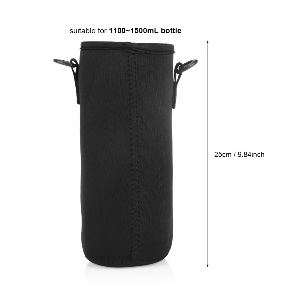 Torba na butelkę wody Pokrowiec na butelkę Torba do noszenia Torba do przenoszenia na zewnątrz Camping Piesze wycieczki Wędkarstwo (wysokość 25 cm)