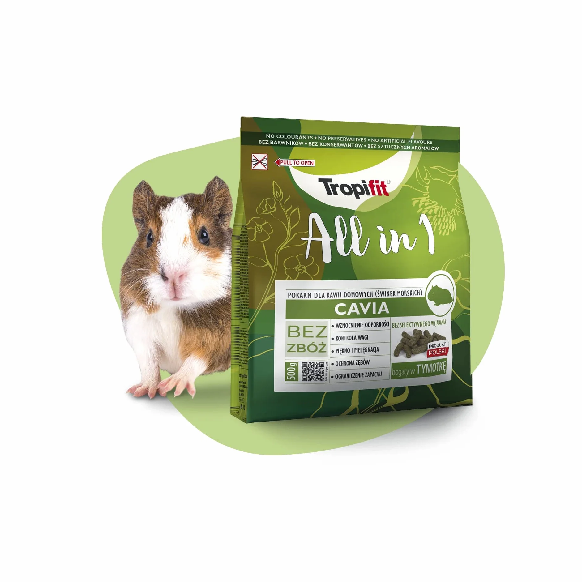 Tropifit 50622 All in 1 Cavia - karma dla kawii domowych (świnek morskich)