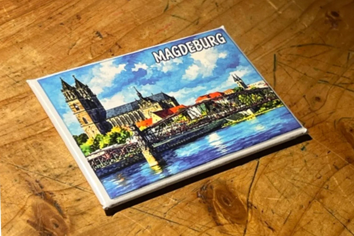 Magdeburg, Niemcy pamiątka magnes na lodówkę Fridge Magnet 261102
