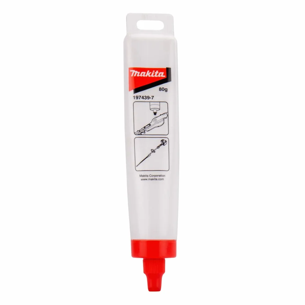 Makita 197439-7 Tubka smarowa, smar przekładniowy 80 g, do nożyc do żywopłotu i podkaszarki