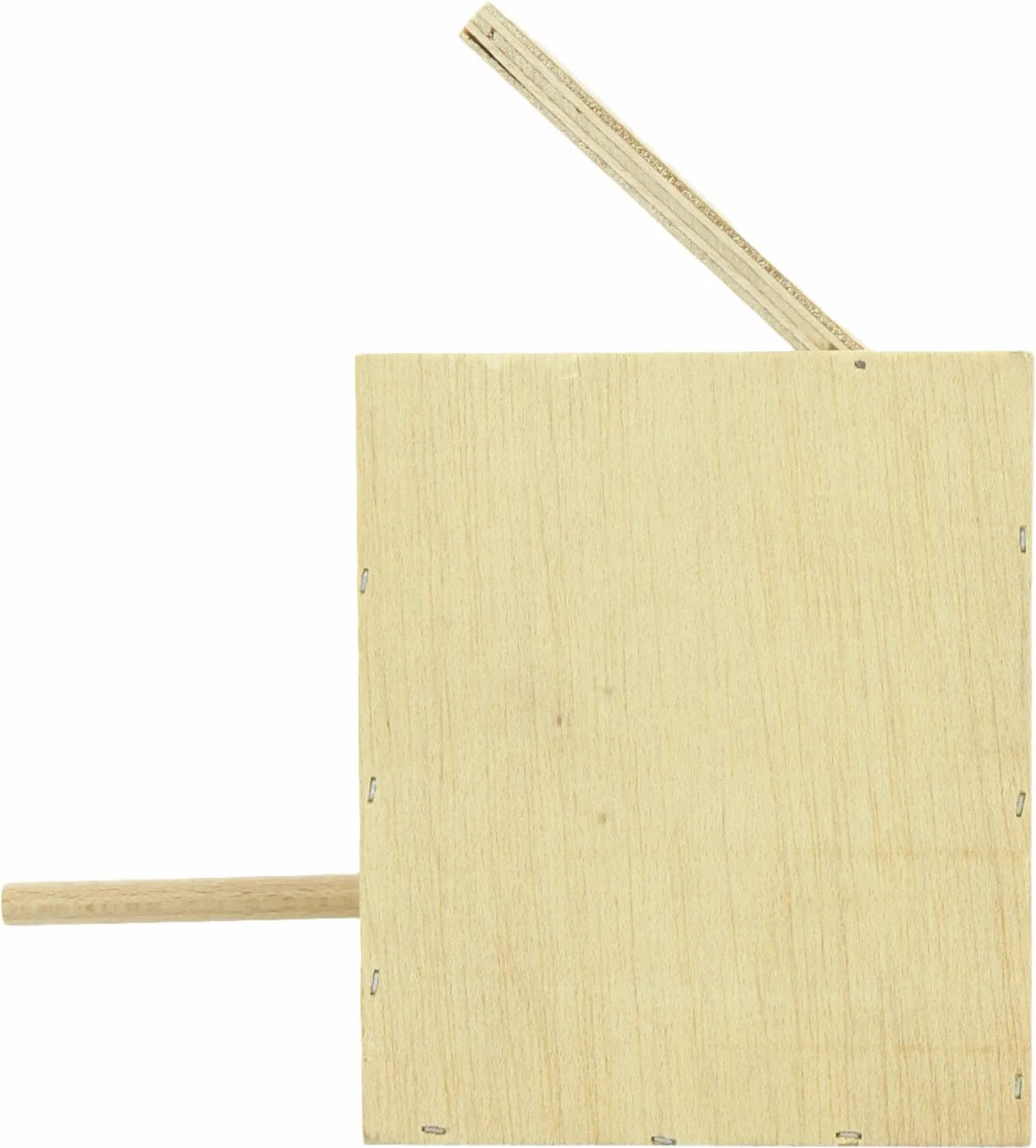 Nobby Skrzynka na egzotyczną z dużym otworem i drążkiem do lotu 11 x 11 x 13 cm
