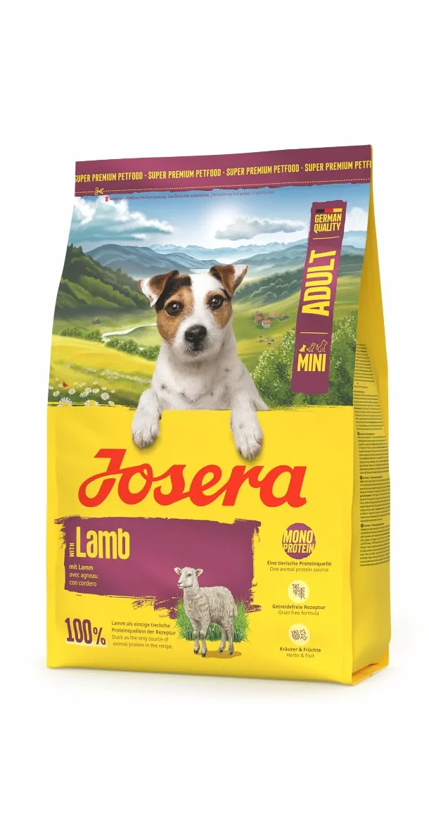 JOSERA Mini jagnięcina sucha karma dla dorosłych psów małych ras 3 kg