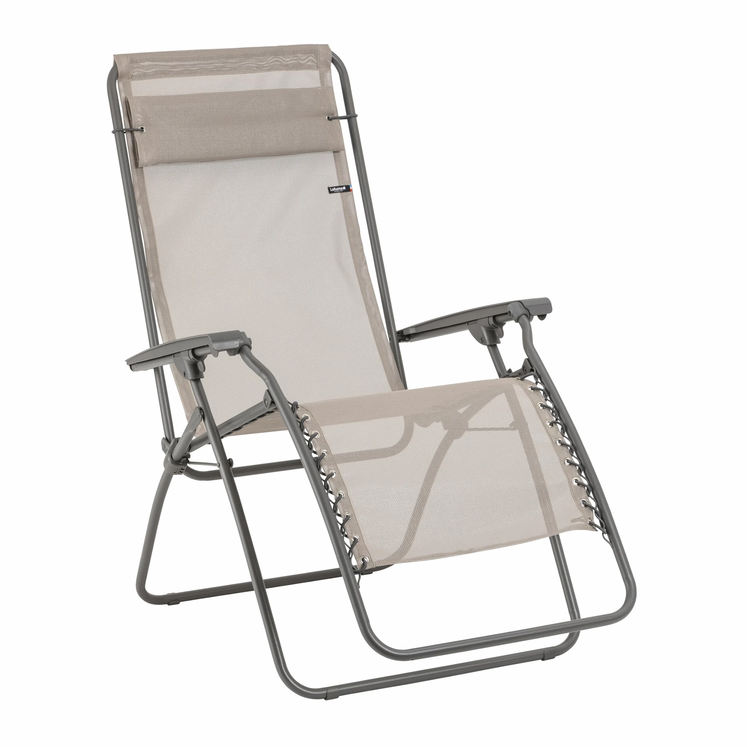 LAFUMA MOBILIER leżak relaksacyjny, składany, RT 2, Texplast, kolor: Châtaigne, 87 x 68 x 114 cm, LFM4027-9147