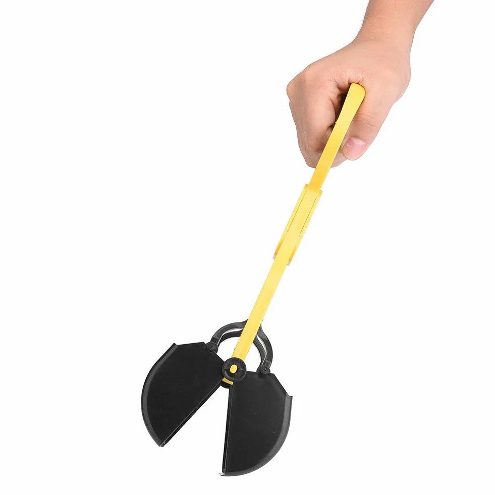 Szufelka do zbierania odchodów Pet Pooper Scooper Długość ramion Pet Scoop Cleaner Grabber Picker dla kotów i psów Outdoor Indoor Pet Odpady (żółty)