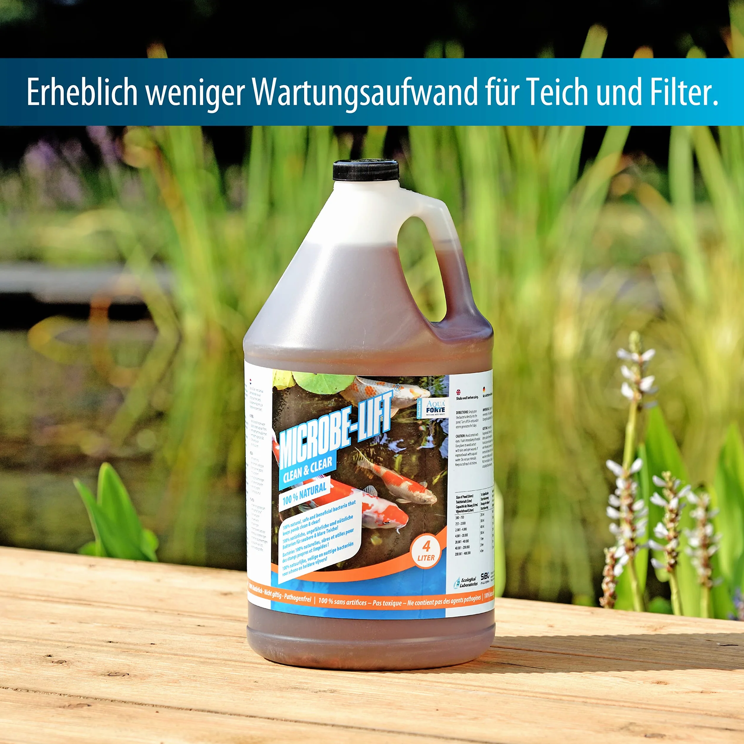 Aquaforte Clean & Clear Środek do Uzdatniania Wody, 4 l