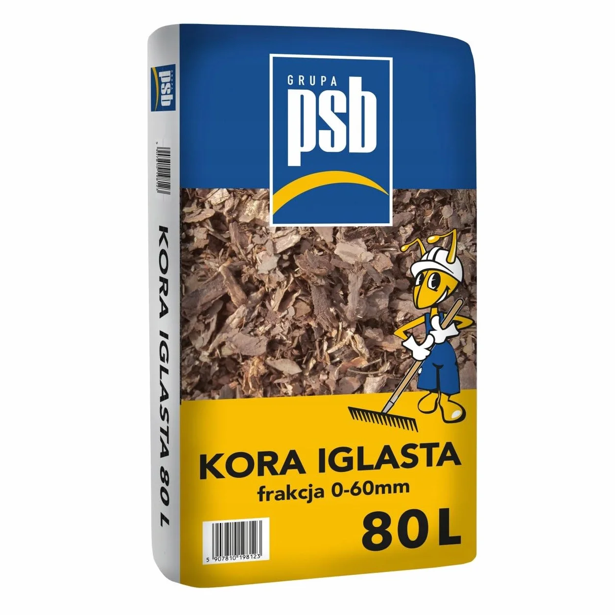 80 litrów drewniana kora kawałki 0-60 mm / krajobraz ogród powierzchnia mulczowanie obszar zabawy kwiat bezpieczeństwo
