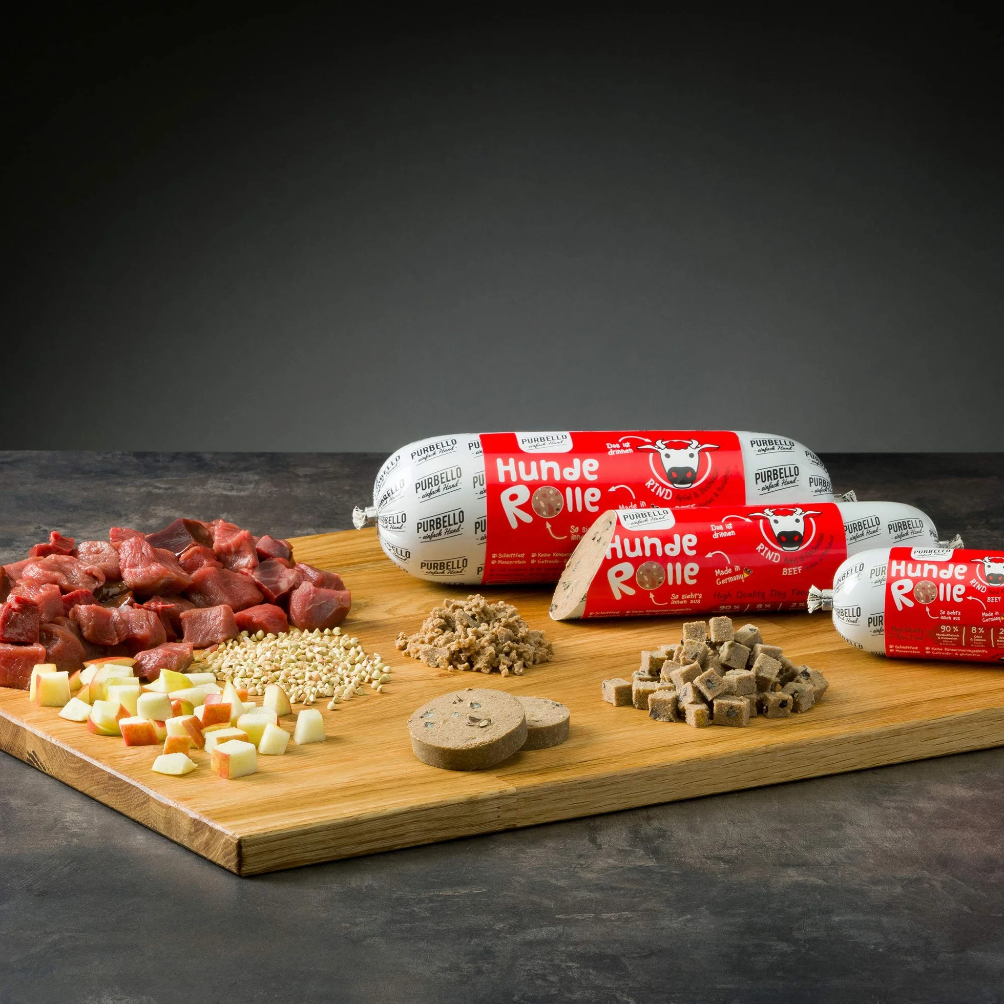 Purbello Kiełbasa dla Psa, Kurczak/Kaczka/Wołowina, 3.2 kg