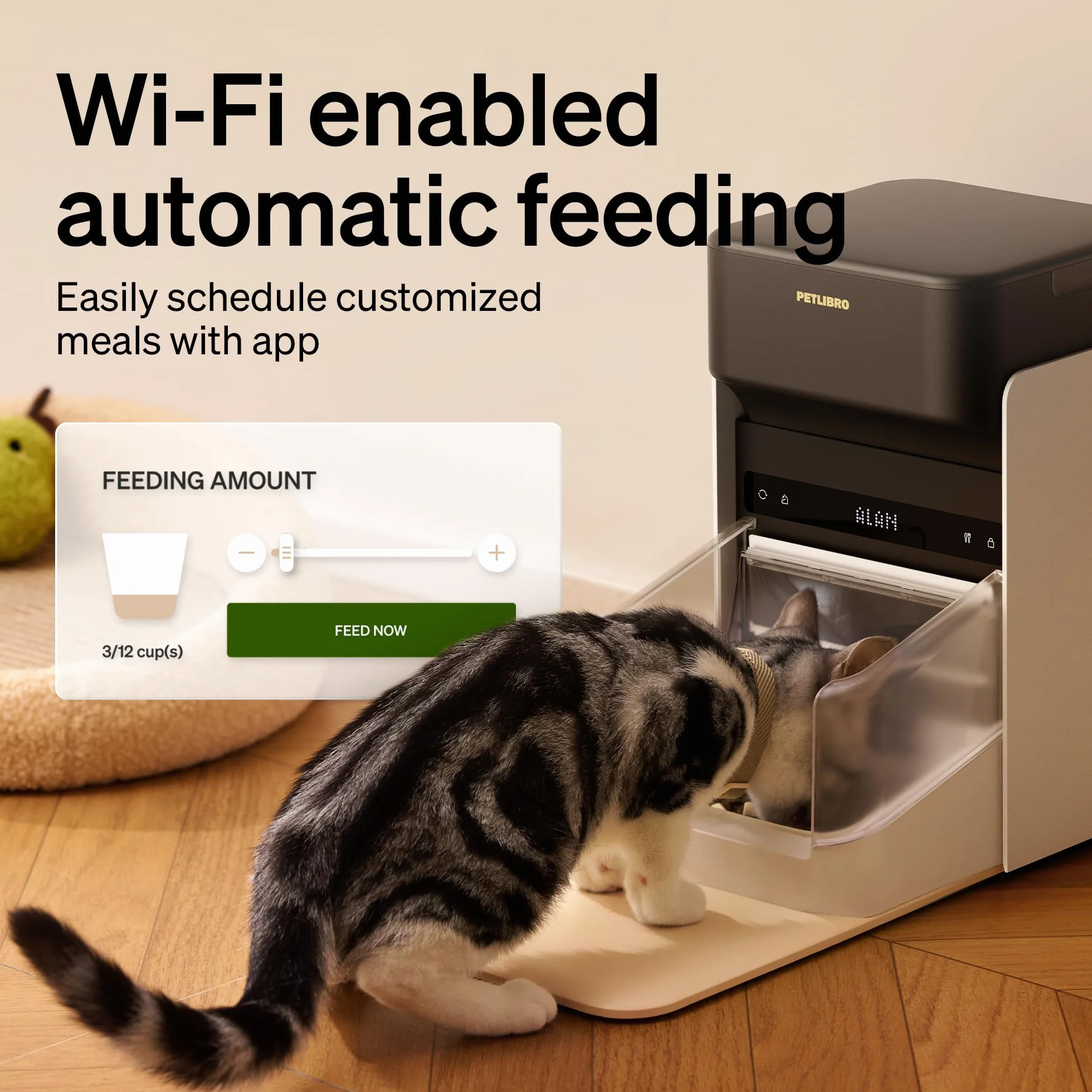 PETLIBRO RFID automatyczny karmnik dla kotów 5G Wi-Fi Collar-Tag dla wielu zwierząt