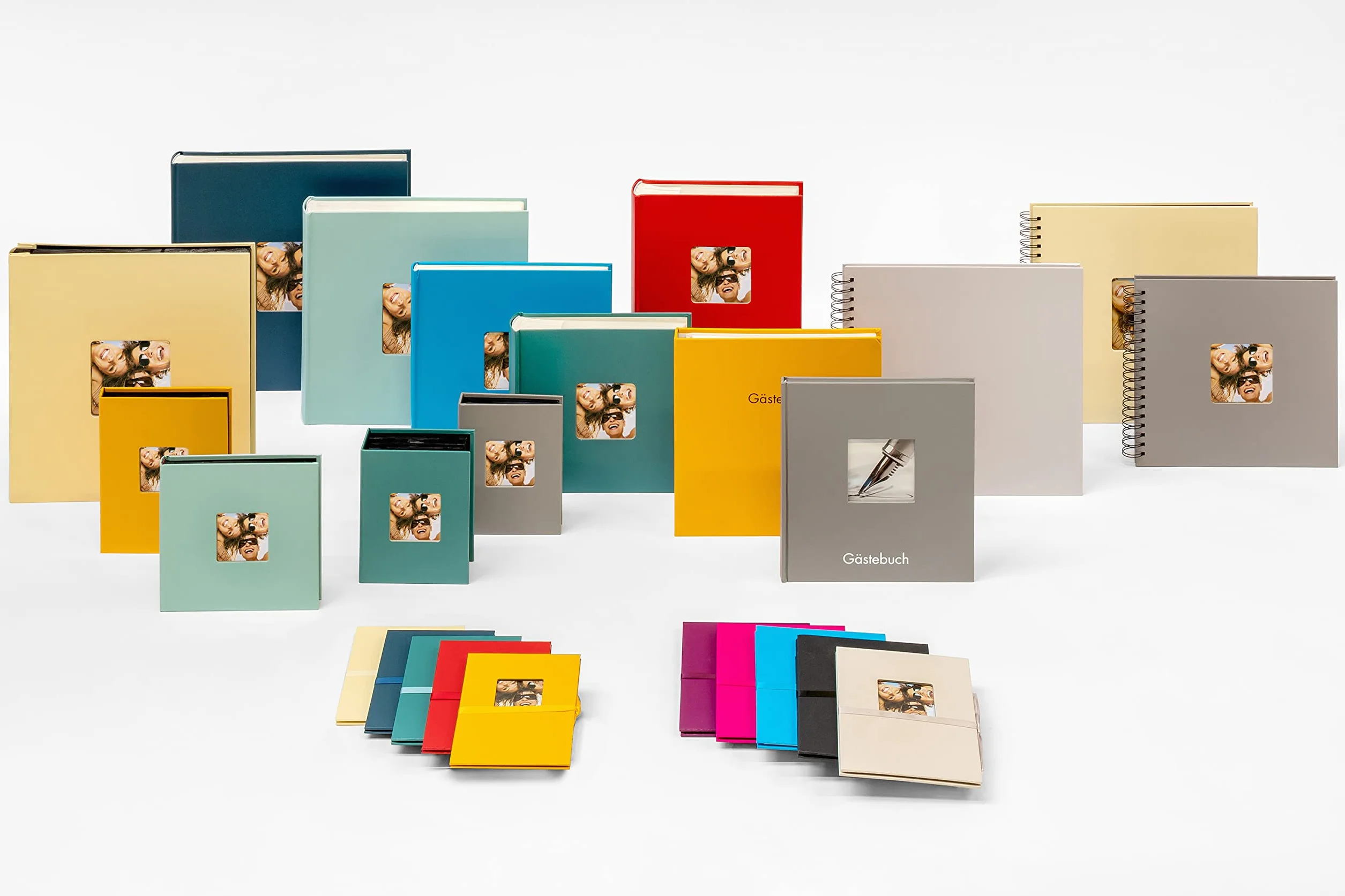 Walther Design Album Fotograficzny Niebieski 400 Zdjęć 10x15 cm Wsuwany Album z wycięciem na okładkę, Fun EA-110-L