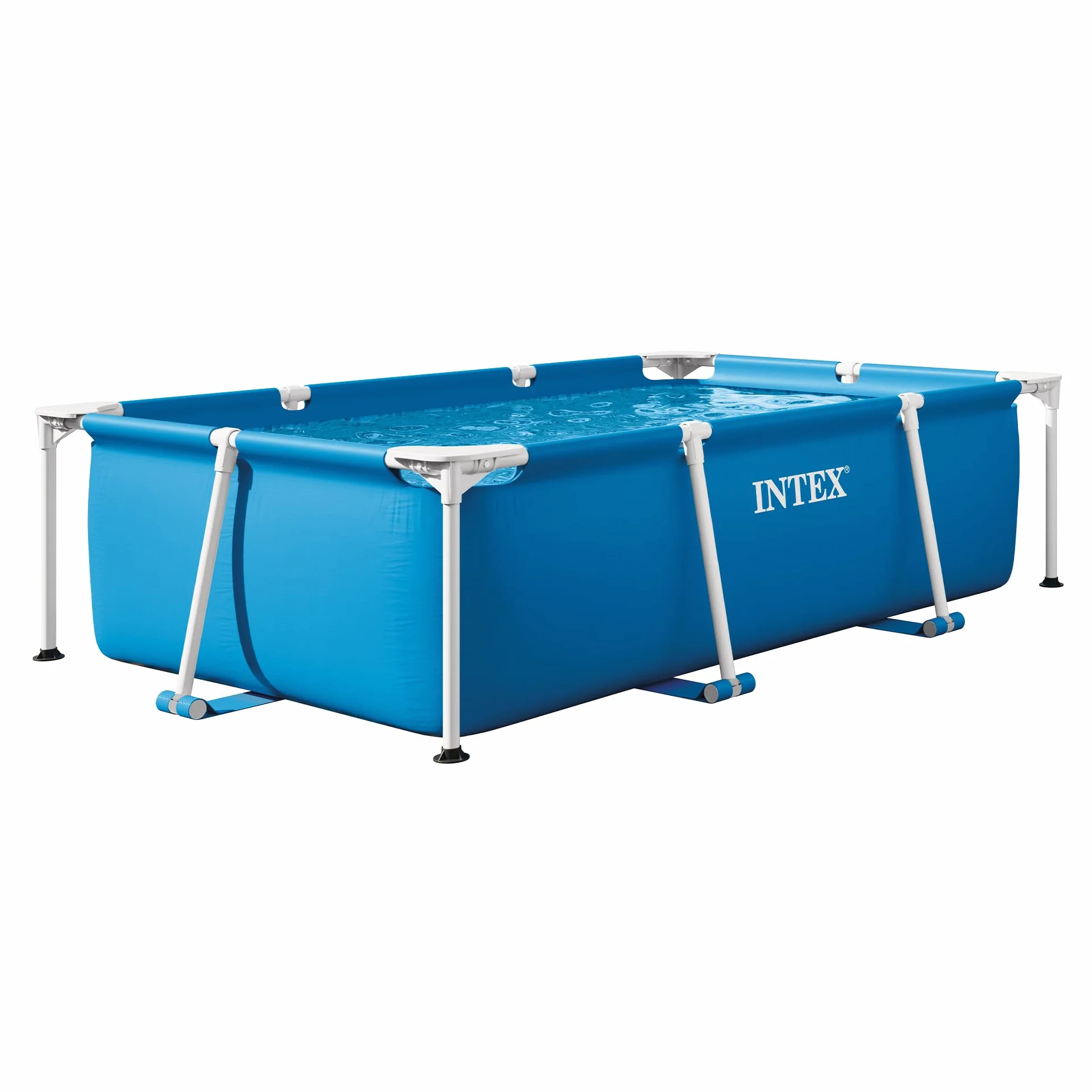 Intex Piscinette Tubulaire Basen Ogrodowy, Niebieski, 220 x 150 x 60 cm