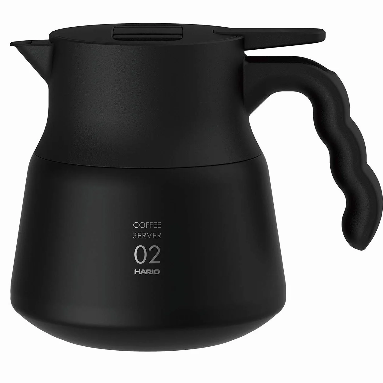 Hario V60 Insulated Metal Server Plus, 600 ml, czarny
