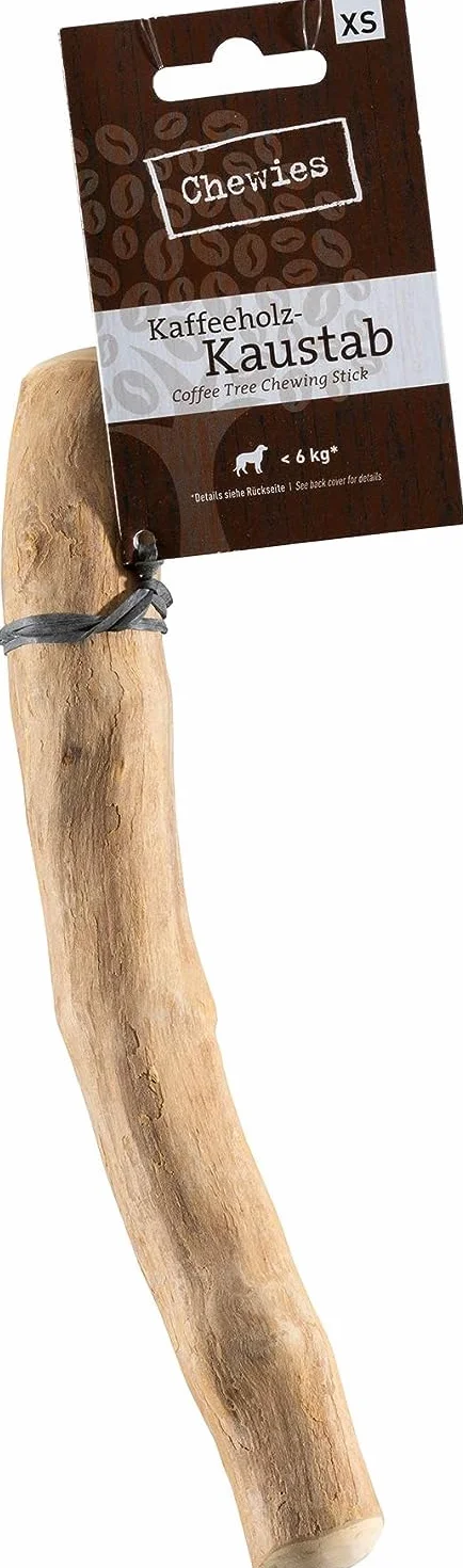 Chewies Zabawka dla psów z drewna kawowego 100% naturalna pałeczka do żucia rozmiar XS