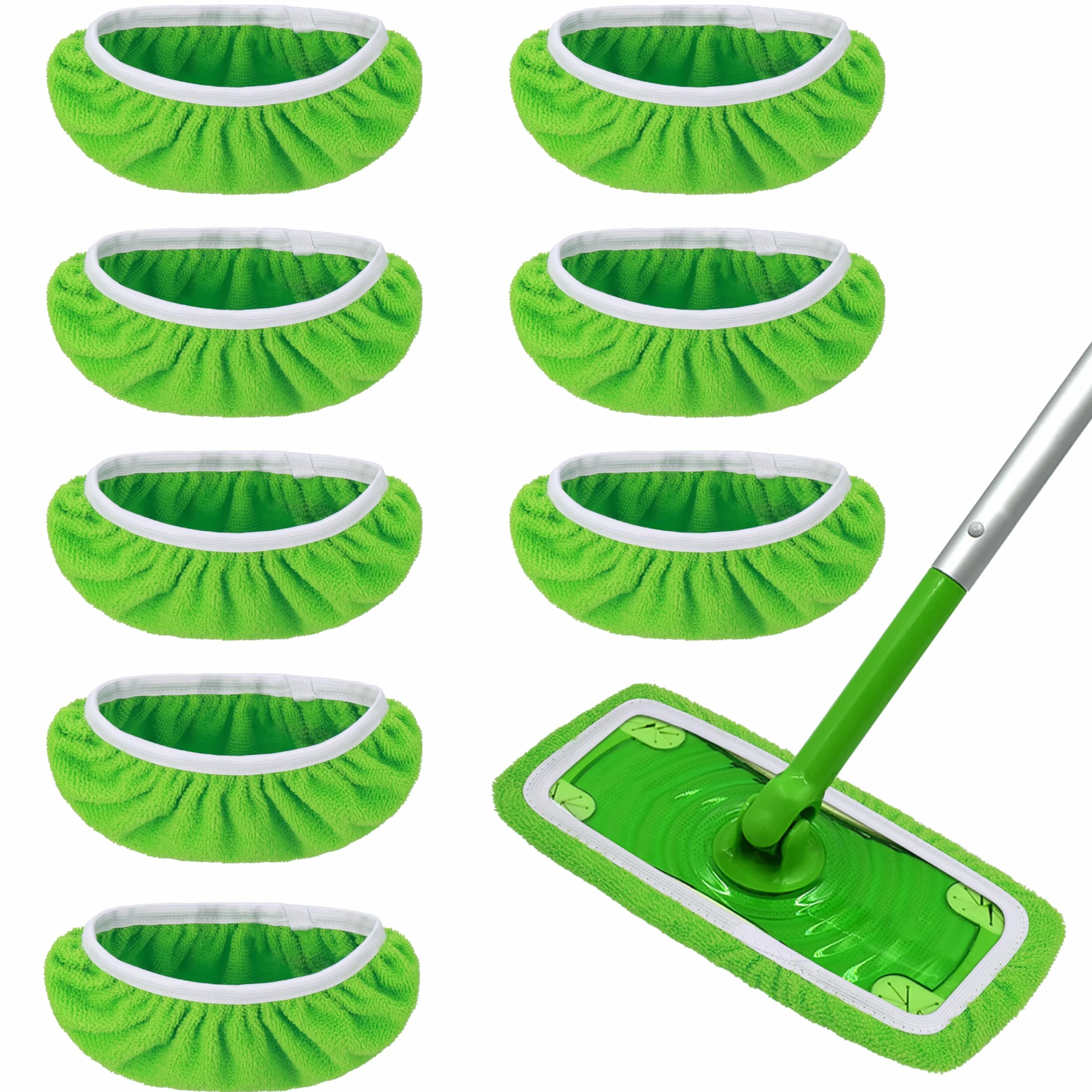 8 sztuk ⋆ściereczek wielokrotnego użytku do mopa Swiffer, zestaw mikrofibry do mopa Swiffer Sweeper