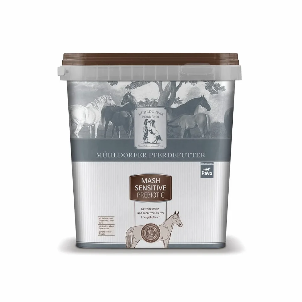 Mühldorfer Mash Sensitive Prebiotic 3 kg karma dla koni chudych redukcja skrobi zbożowej
