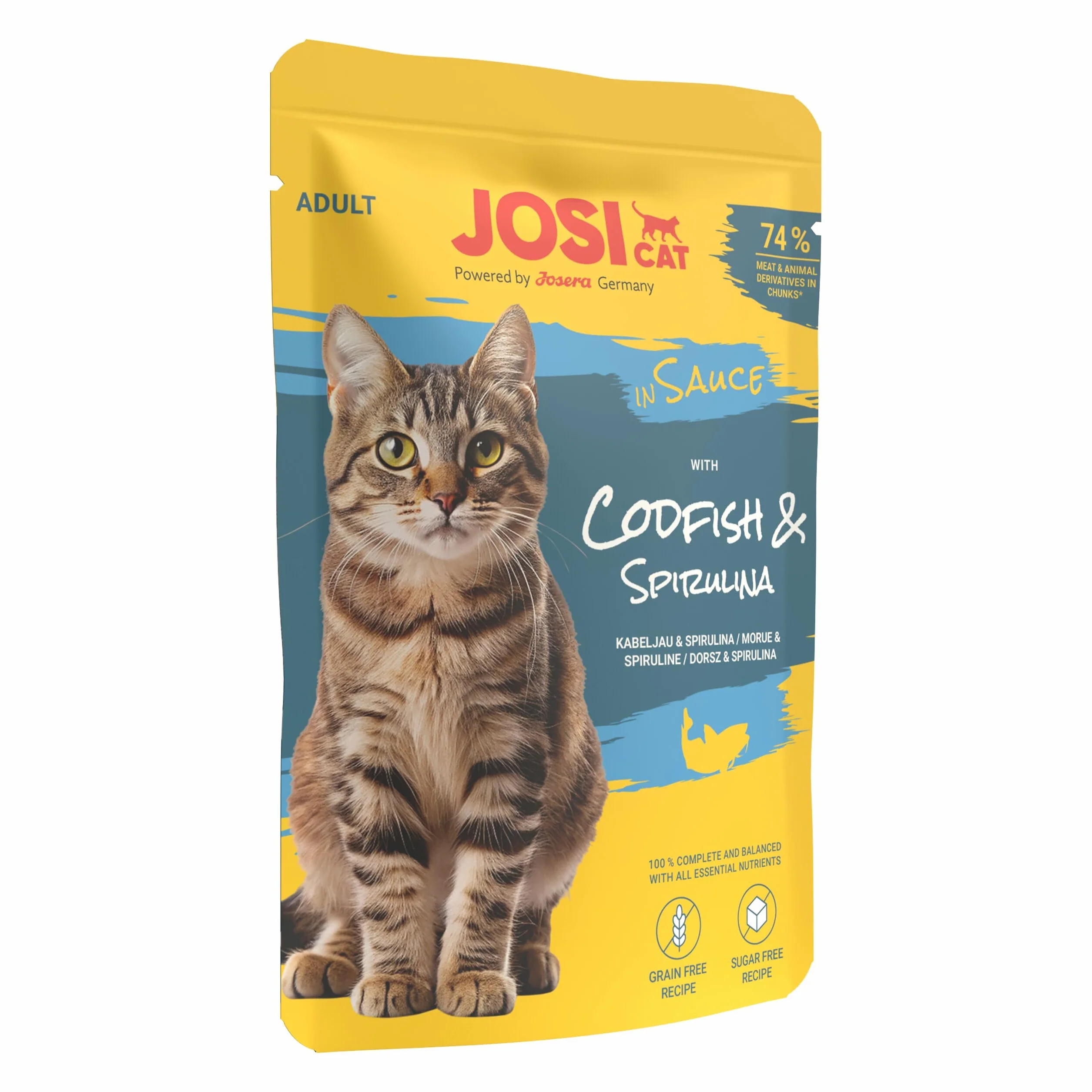 JosiCat Multipack Mixed Selection in Sauce 12 x 85 g Mokra Karma dla Dorosłych Kotów