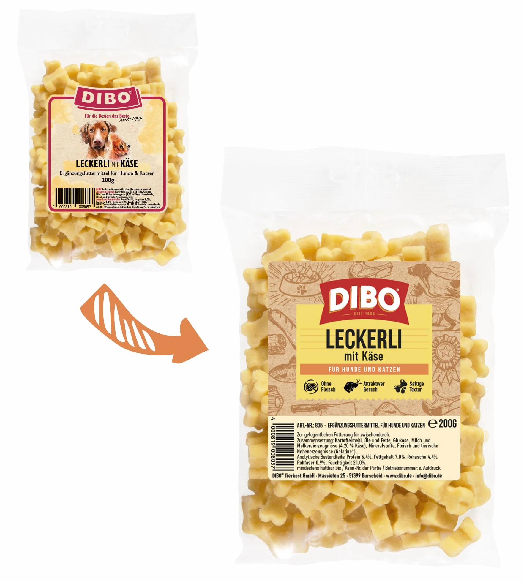 Dibo Przysmak dla Psów Ser 200 g