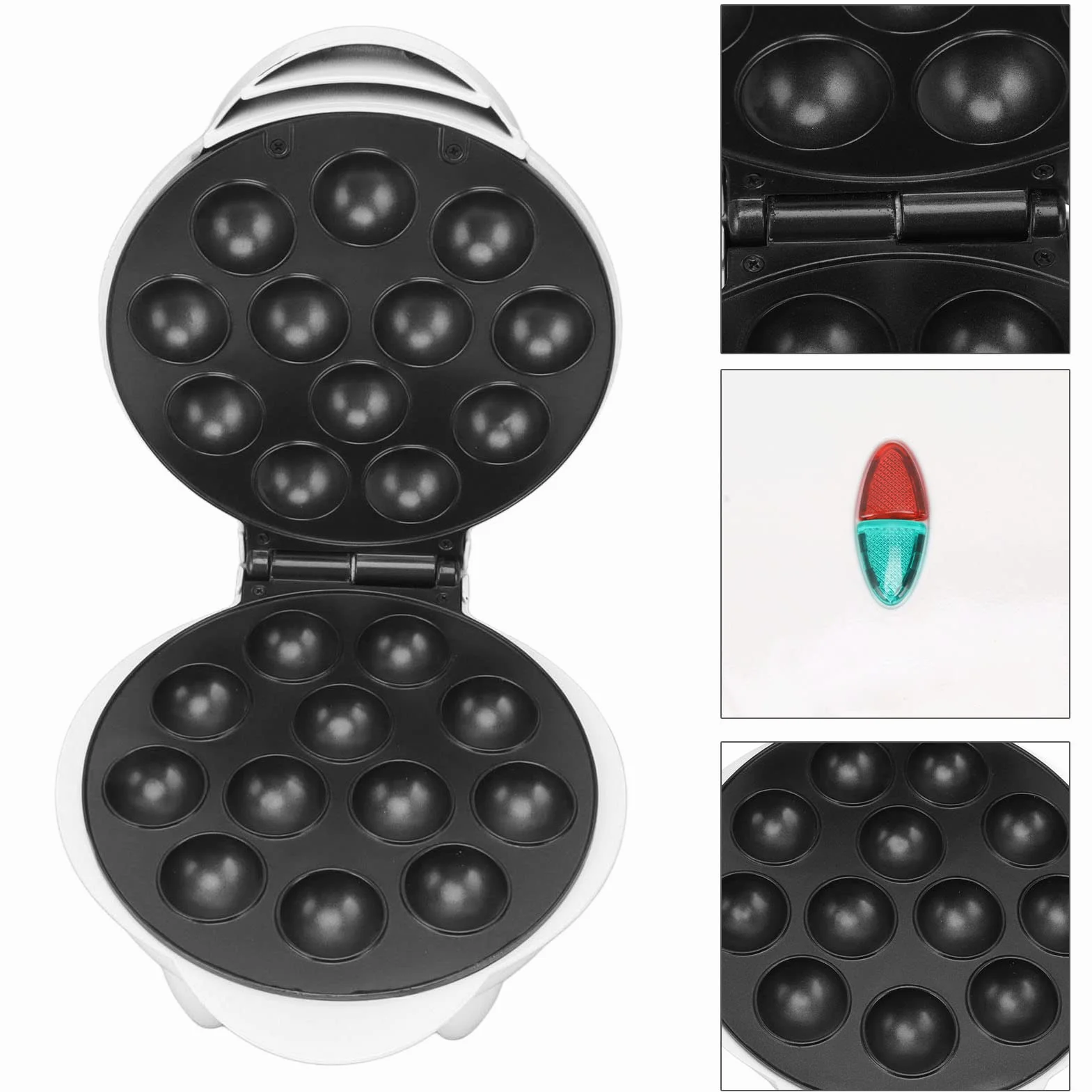 Pssopp Mini Treat Maker Cake Pop Maker Donut Maker wielofunkcyjna 12 ciastek Mini Cupcake