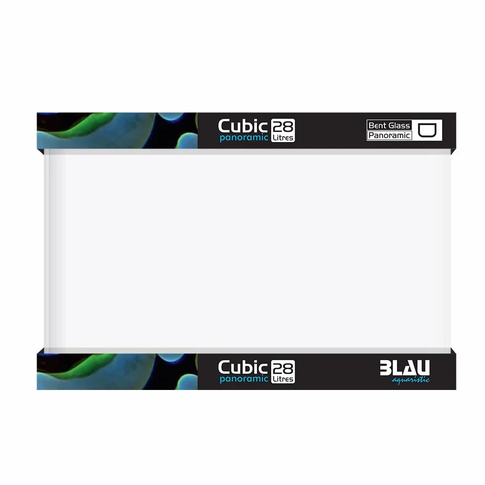 Blau Aquaristic Cubic Panoramiczny 40x25x28 cm 28 litrów