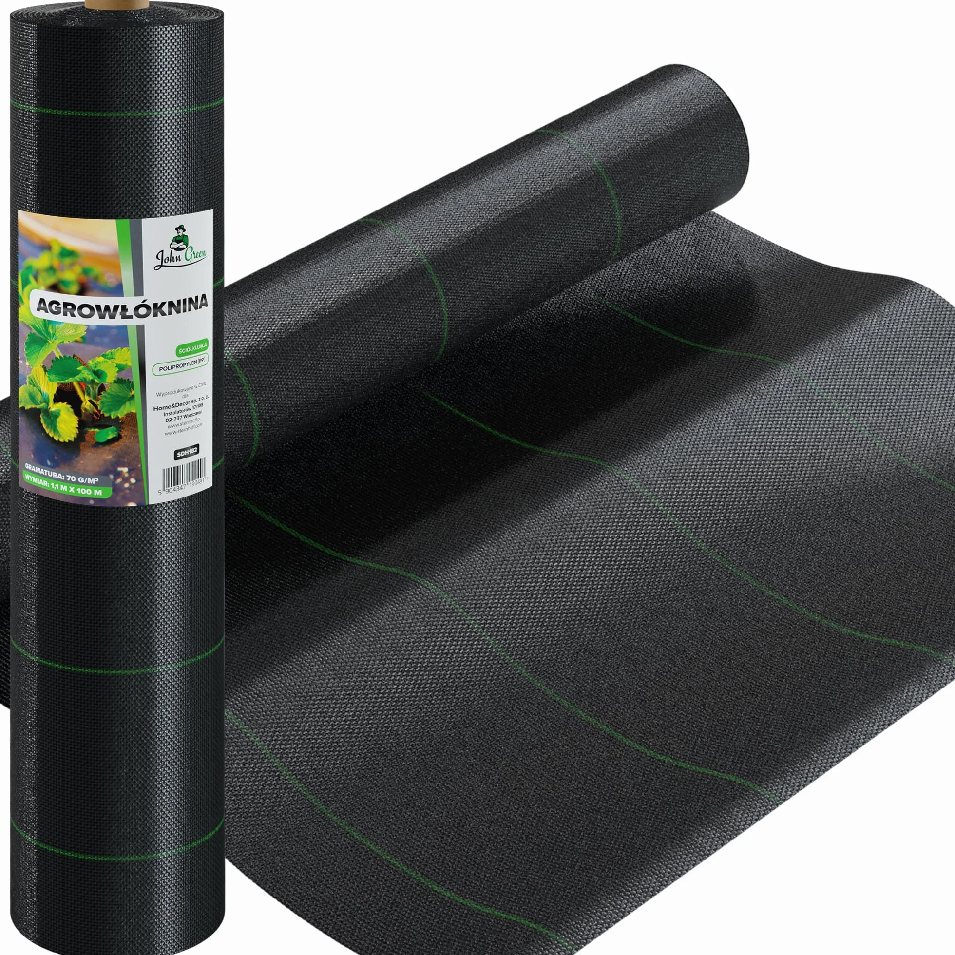 Agrowłóknina antychwastowa 70g agrotkanina 1,1x100m