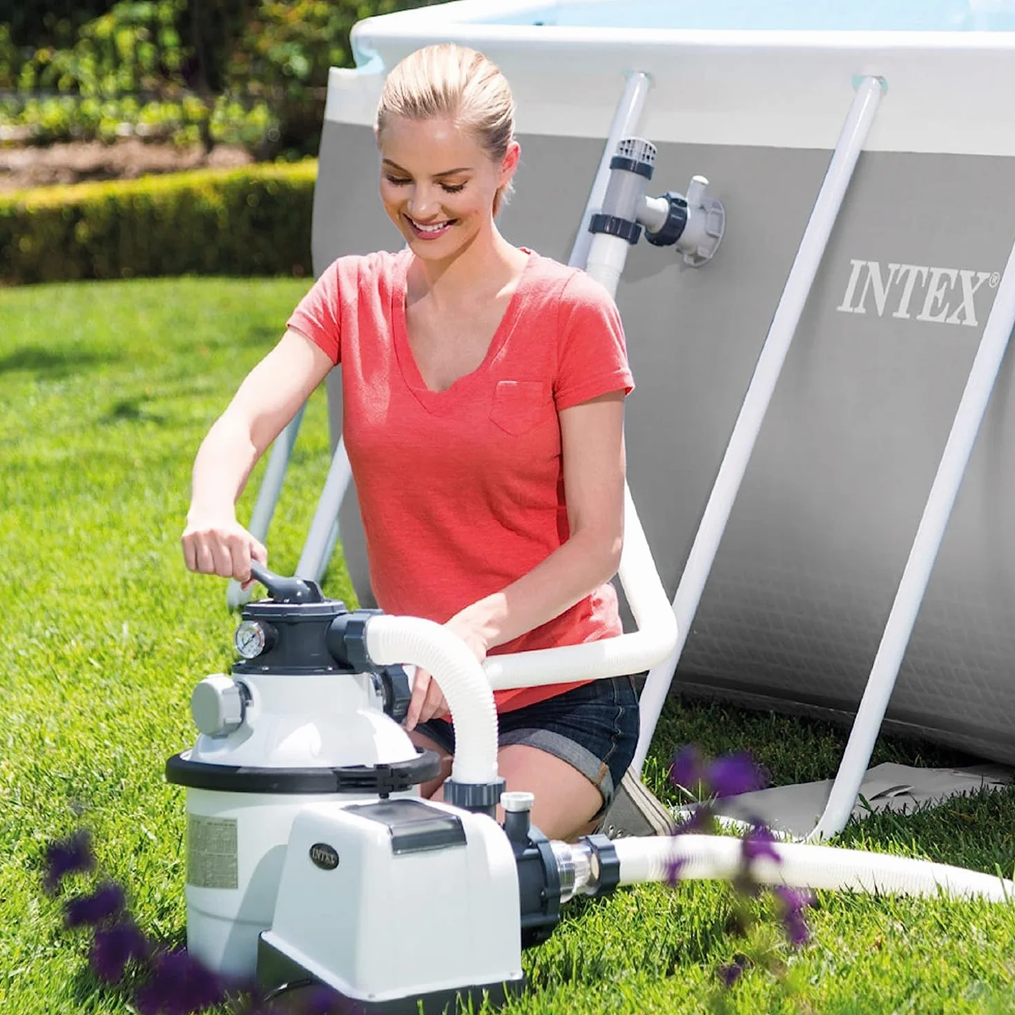 2100 Gph Sand Filter Pump W/Rcd (220-240 Volt)
