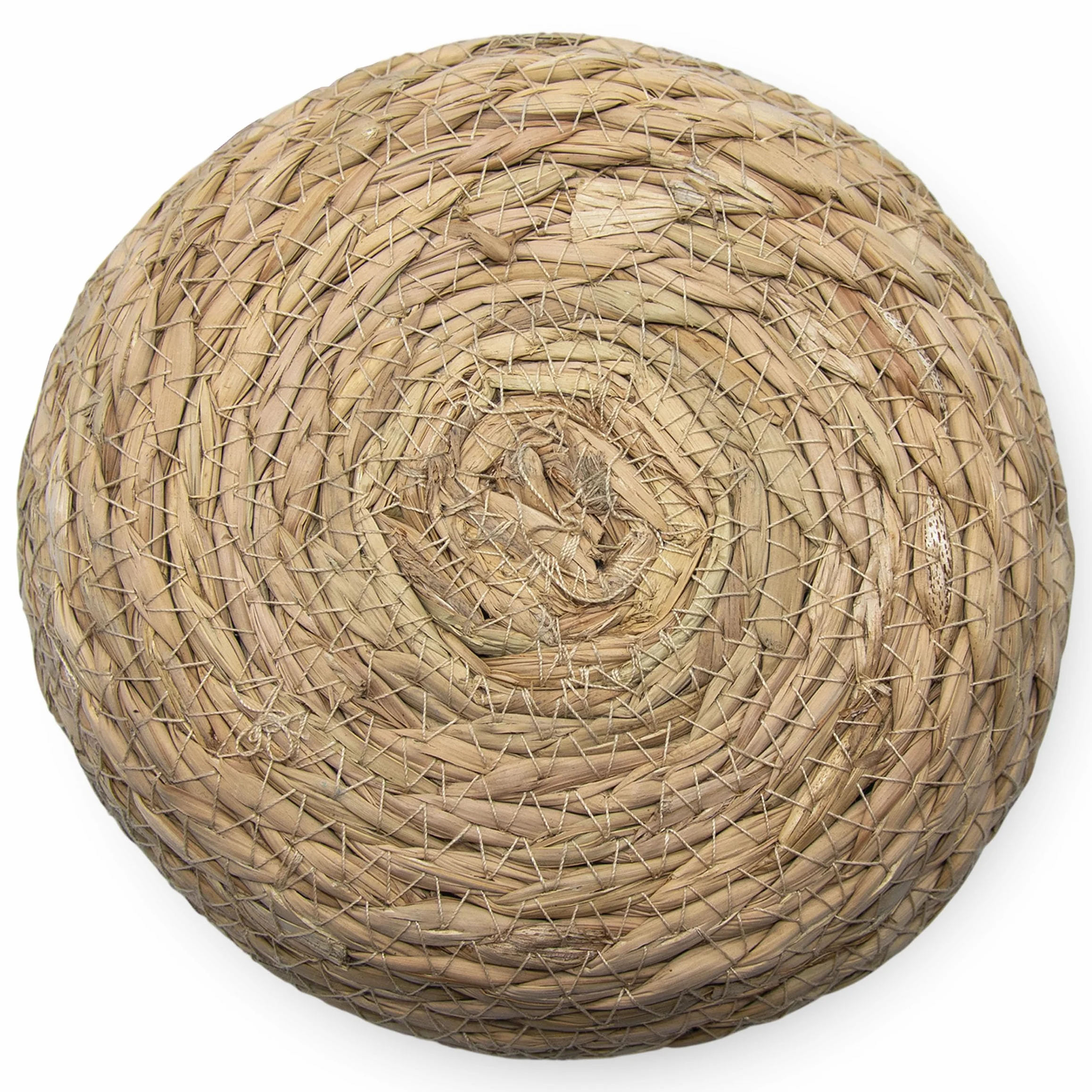 Spetebo Doniczka ogrodowa z trawy morskiej, zestaw 3 sztuk, kolor naturalny, 23/20/17 cm, dekoracyjny kosz do zawieszenia – kosz na rośliny, kosz na kwiaty, wiszący kosz do przechowywania