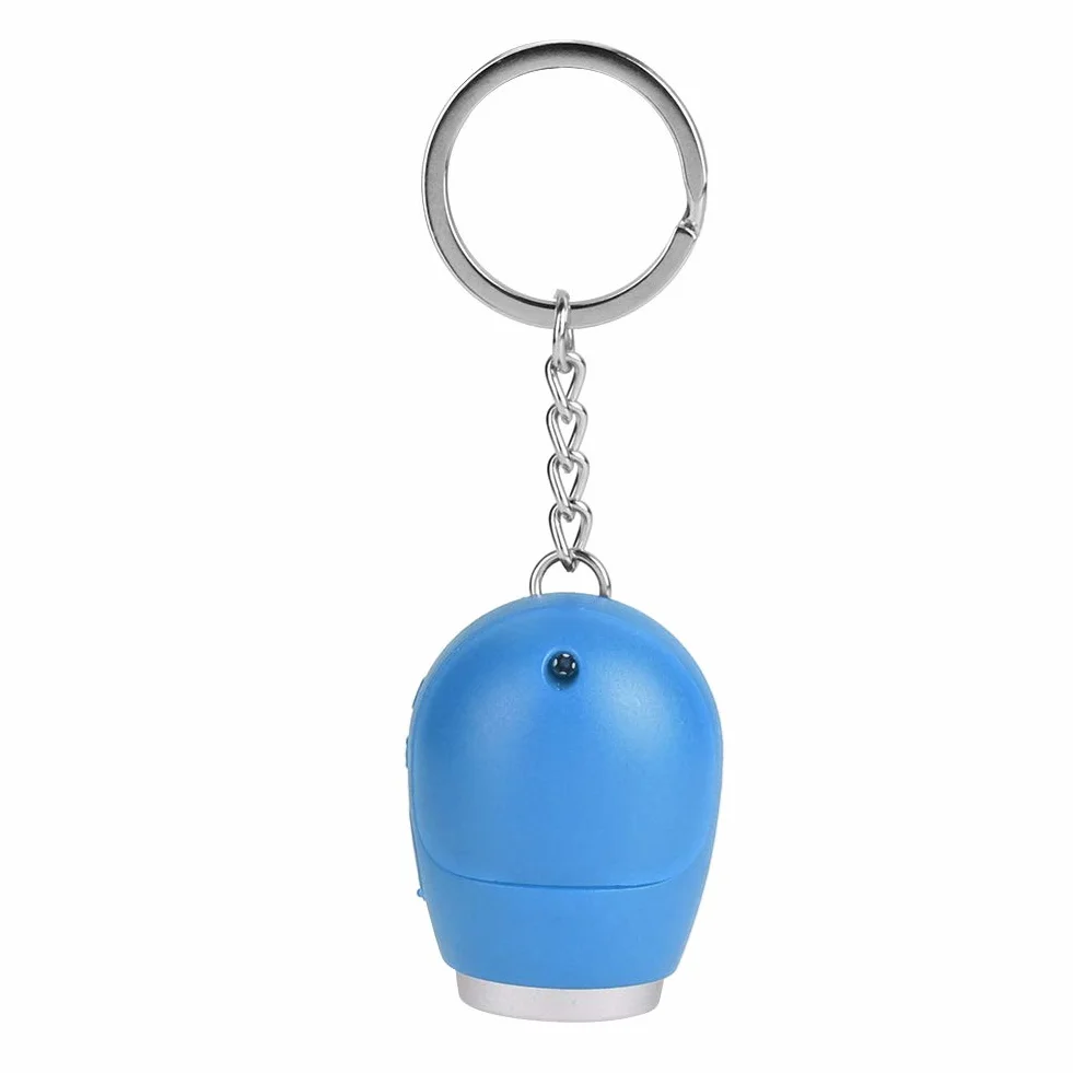 PrzenośNy Mini Zegar Projekcyjny, Mini Brelok Cyfrowy Zegar Projekcyjny do Projekcji śCiennej na Suficie Sypialnie Travel Camping (Niebieski)